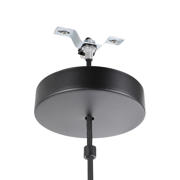 thumbnail: EGLO Hykeham Hanglamp - E27 - Ø 38 cm - Staal/Bamboe - Zwart/Bruin