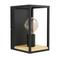 EGLO Libertad Wandlamp - E27 - 24 cm - Zwart|Bruin