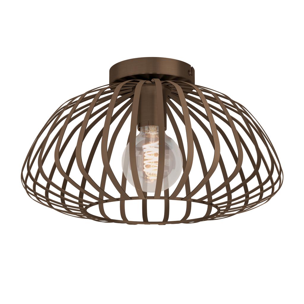 EGLO Espinal Plafondlamp - E27 - Ø 38.5 cm - Brons - Staal