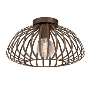 Espinal Plafondlamp - E27 - Ø 38.5 cm - Brons - Staal  