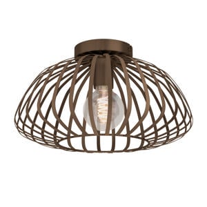 Espinal Plafondlamp - E27 - Ø 38.5 cm - Brons - Staal