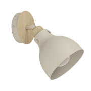 thumbnail: EGLO Arrecife Spot - E27 - 23,5 cm - Bruin/Beige - Staal
