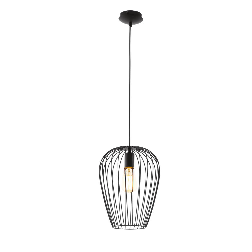 EGLO Newtown Hanglamp - E27 - Ø 27,5 cm - Zwart