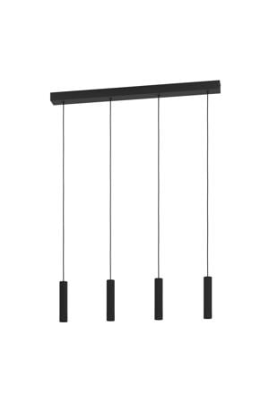 Almudaina Hanglamp - LED - 84 cm - Zwart - Dimbaar - Staal