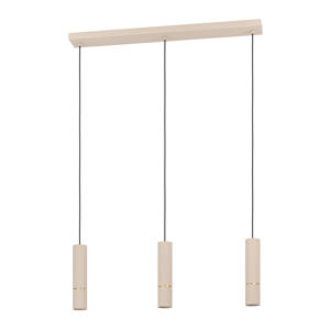Caminia Hanglamp - GU10 - 77 cm - Zandkleur/Beige/Goud