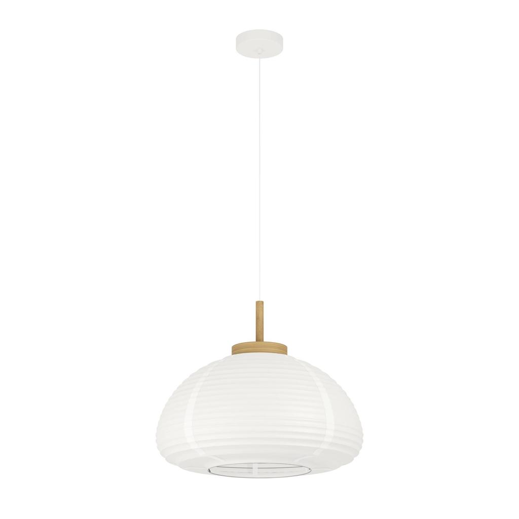 EGLO Summerhill Hanglamp - E27 - Ø 55 cm - Wit|Bruin - Papier