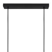 thumbnail: EGLO Cadley Hanglamp - E27 - 121 cm - Rookglas - Smoke - Zwart