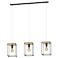 EGLO Libertad Hanglamp - E27 - 88 cm - Zwart|Bruin