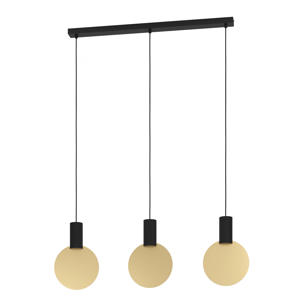 Sarona Hanglamp - GU10 - 91 cm - Zwart/Goud - Staal  