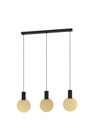 Sarona Hanglamp - GU10 - 91 cm - Zwart/Goud - Staal