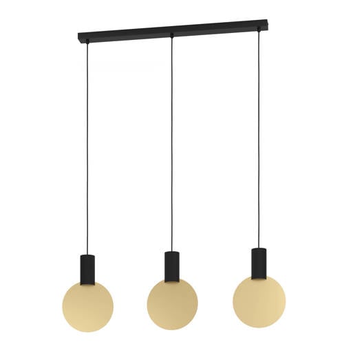 EGLO Sarona Hanglamp - GU10 - 91 cm - Zwart/Goud - Staal afbeelding