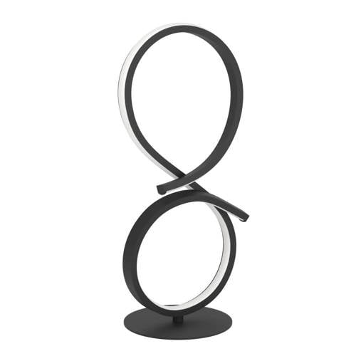 EGLO Serpins Tafellamp - LED - 40,5 cm - Zwart/Wit afbeelding