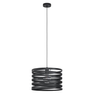 Cremella Hanglamp - E27(excl.) - industrieel - Ø37 cm - Zwart