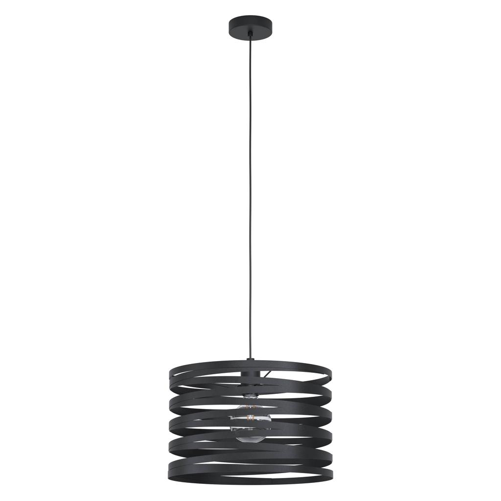 EGLO Cremella Hanglamp - E27(excl.) - industrieel - Ø37 cm - Zwart
