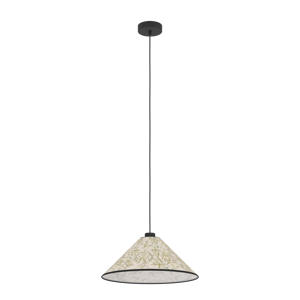 Oxpark Hanglamp - E27 - Ø 42 cm - Zwart/Wit/Groen - Bamboe  
