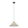 EGLO Oxpark Hanglamp - E27 - Ø 42 cm - Zwart/Wit/Groen - Bamboe
