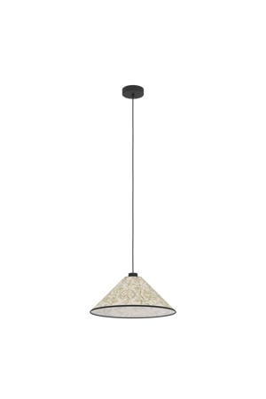 Oxpark Hanglamp - E27 - Ø 42 cm - Zwart/Wit/Groen - Bamboe