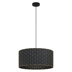 Marasales Hanglamp - E27 - Ø 55 cm - Zwart/Koper