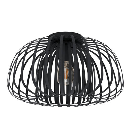 EGLO Encinitos 1 Plafondlamp - E27 - Ø 45 cm - Zwart afbeelding