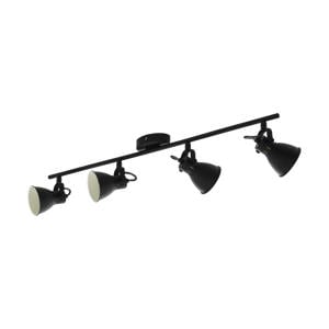 Seras 2 Spot - GU10 - 4 lichts - 77 cm - Zwart