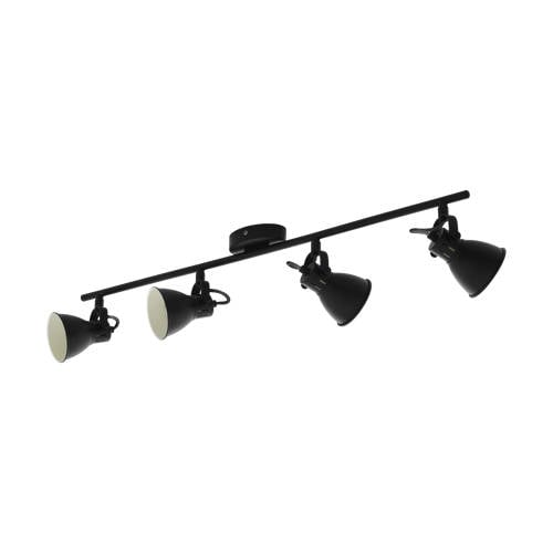 EGLO Seras 2 Spot - GU10 - 4 lichts - 77 cm - Zwart afbeelding