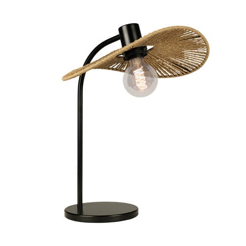 EGLO Siruela Tafellamp - E27 - 46,5 cm - Bruin/Zwart - Papier afbeelding