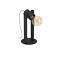 EGLO Plimsoll Tafellamp - E27 - 25,5 cm - Zwart - Staal|Hout