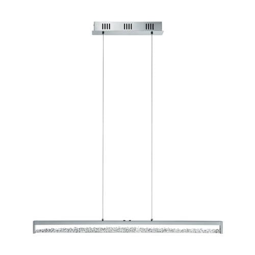 EGLO Cardito 1 Hanglamp - Lengte 100 cm - Chroom - Kristal afbeelding