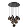 EGLO Ariscani Hanglamp - Ø 65,5 cm - Rookglas | Smoke glas - Zwart