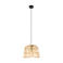 EGLO Glyneath Hanglamp - E27 - Ø 37,5 cm - Zwart/Hout