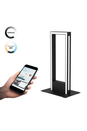 connect.z Salvilanas-Z Tafellamp - 42,5 cm - Zwart/Wit - Instelbaar wit licht - Dimbaar - Zigbee