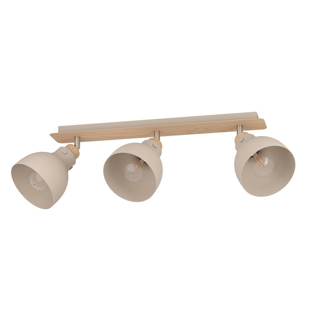 EGLO Arrecife Spot - E27 - 74,5 cm - Bruin|Beige - Staal