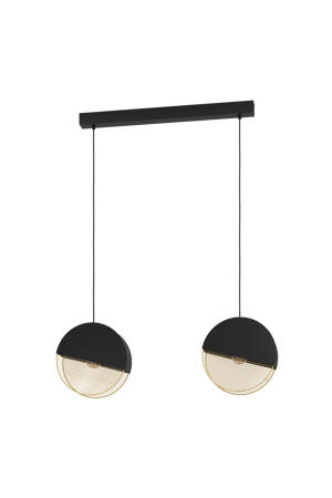 Mumbles Hanglamp - E27 - 86 cm - Zwart/Goud  