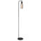 EGLO Majone Vloerlamp - E27 - 151 cm - Zwart/Grijs - Smoke Glas - Rookglas