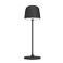 EGLO Mannera Tafellamp - Aanraakdimmer - 34 cm - Oplaadbaar (tot 38 uur licht) - Aluminium - Zwart/Wit - Draadloos - Binnen en Buiten