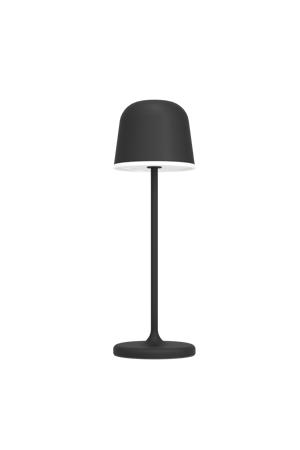 Mannera Tafellamp - Aanraakdimmer - Draadloos - 34 cm - Zwart/Wit - Oplaadbaar - Binnen en Buiten 