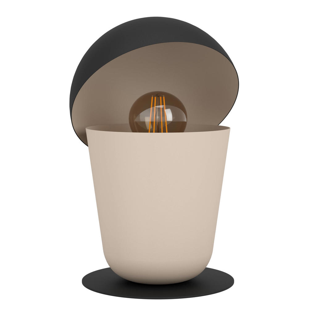 EGLO Batabano Tafellamp - E27 - Ø18 cm - Taupe|Zandkleur