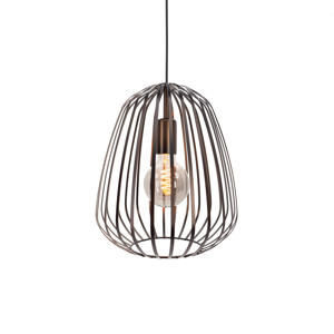 EGLO Espinal Hanglamp - E27 - Ø 28 cm - Brons - Staal  