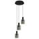 EGLO Gorosiba - Hanglamp - E27 - Ø 41 cm - rookglas - Zwart