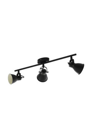 Seras 2 Spot - GU10 - 3 lichts - 59,5 cm - Zwart  