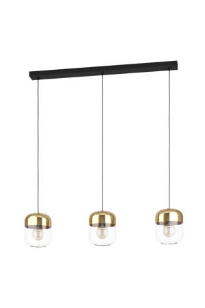 Maryvilla Hanglamp - E27 - 87 cm - Goud/Zwart