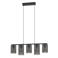EGLO Colomera Hanglamp - E27 - 80 cm - Zwart/Mat Grijs
