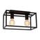 EGLO Eldrick Plafondlamp - E27 - 40 cm - Zwart
