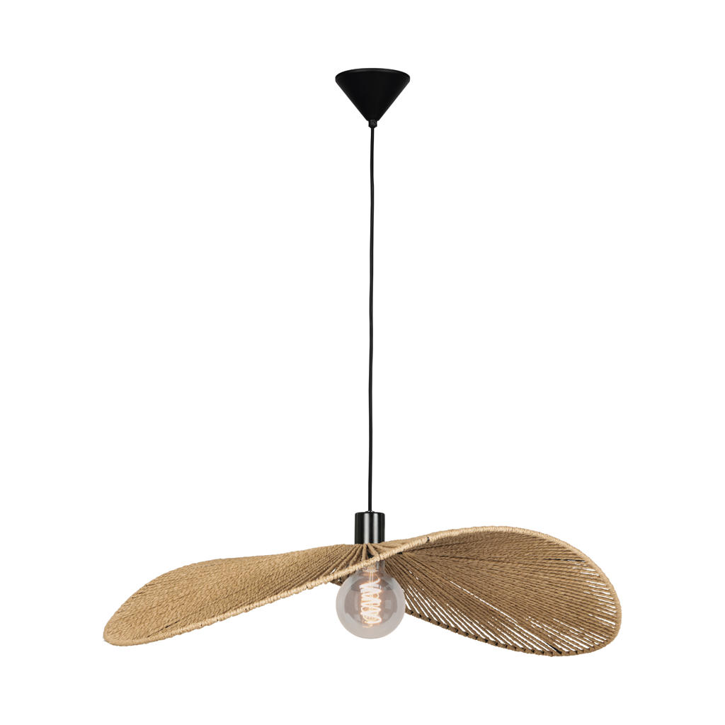 EGLO Siruela Hanglamp - E27 - Ø 80 cm - Bruin|Zwart - Papier