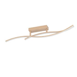 Grisolia Plafondlamp - LED - 85 cm - Bruin/Wit