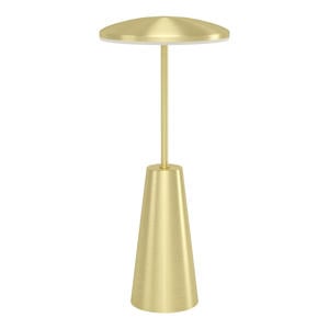 Piccola Tafellamp - Aanraakdimmer - Draadloos - 28 cm - Goud - Instelbaar wit licht - Oplaadbaar - Buiten en Binnen