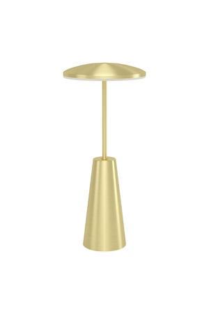 Piccola Tafellamp - Aanraakdimmer - Draadloos - 28 cm - Goud - Instelbaar wit licht - Oplaadbaar - Buiten en Binnen