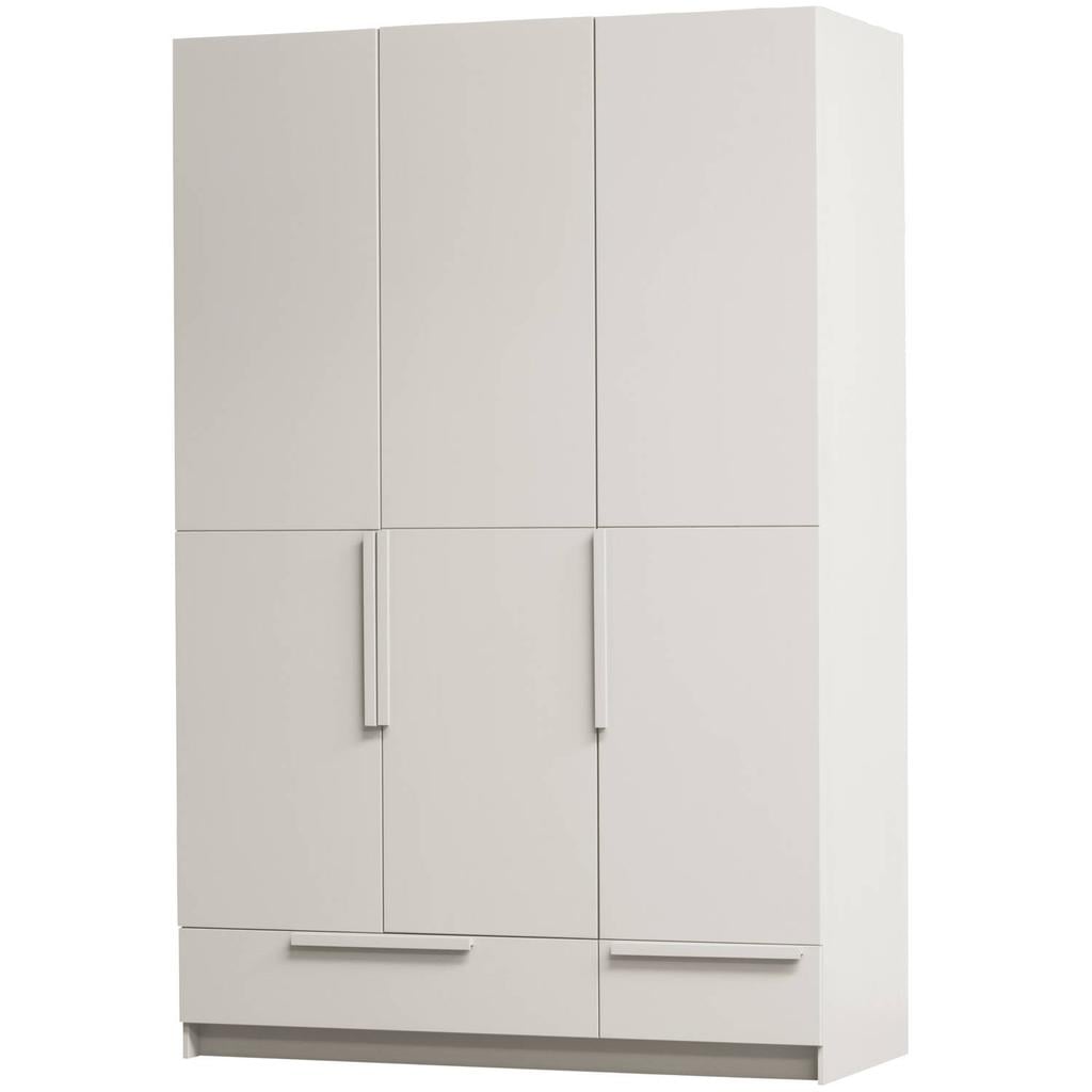 WOOOD Pure 3-deurs Hang/Legkast Splitdeur - Grenen - Dust - 215x142x60