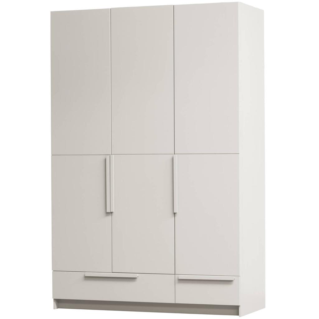 WOOOD WOOOD Pure 3-deurs Hang/Legkast Splitdeur - Grenen - Dust - 215x142x60