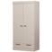 WOOOD Connect Kledingkast 2-Deurs met Lade- Grenen - Zwart - 195x94x53